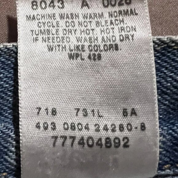 LEVIS STRAUSS CO DENIM JACKET SIZE MEDIUM Women’s Trucker Jean - Picture 7 of 7